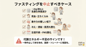 医師への相談が必要な体調不良のサイン:急激な体重減少、貧血、集中力低下など