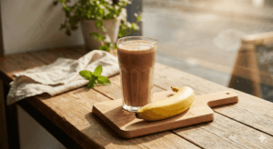 運動後の栄養補給におすすめのプロテイン、バナナ、ゆで卵などの食材