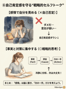 ダイエット中の自己肯定感を保つセルフトークの例